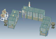 Beratung zu und Ausführung von Anlagen- und Layoutplanungen (Beispiel Kontaktbestückungslinie Xenon Automatisierungstechnik GmbH)